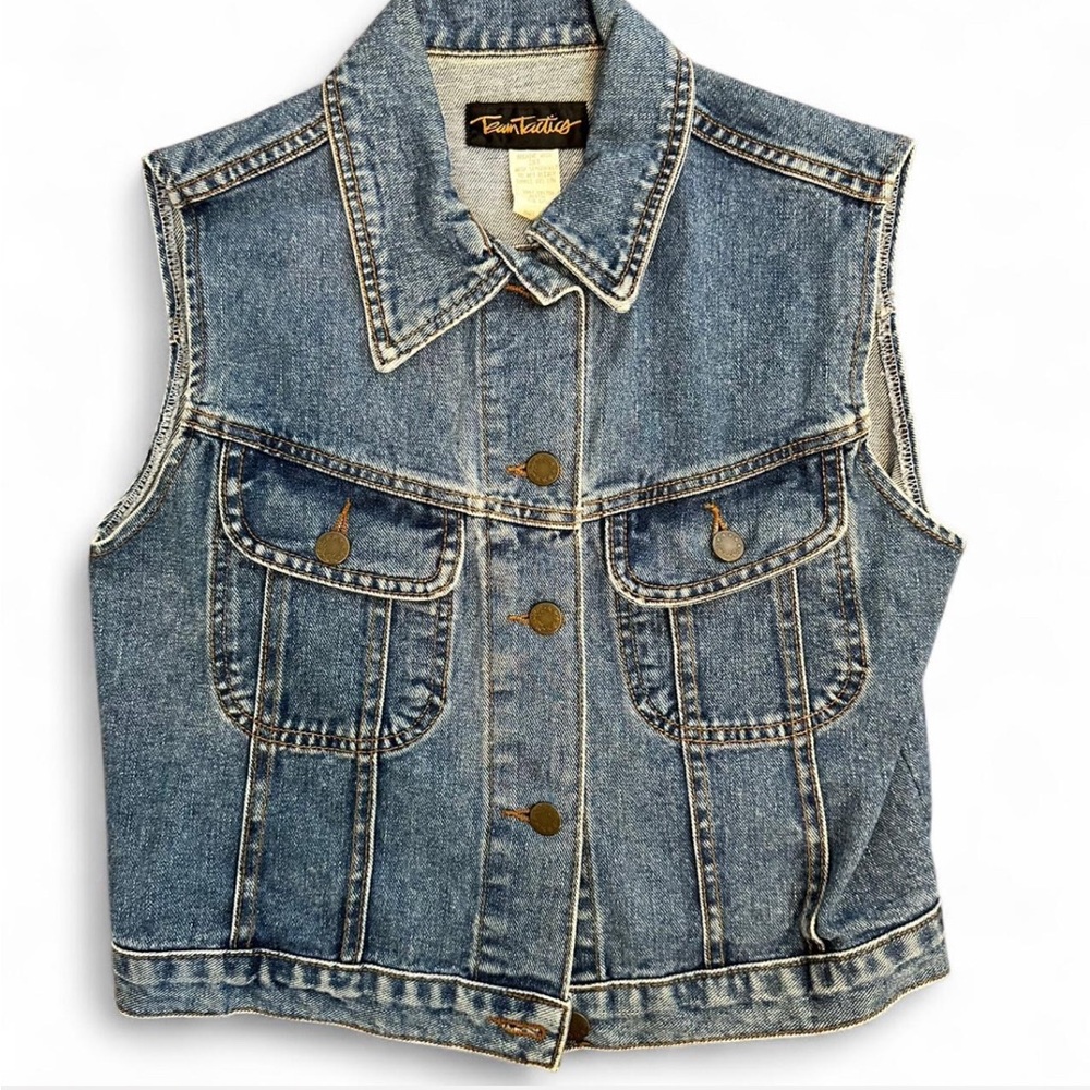 Team Tactics Blue Denim Vest